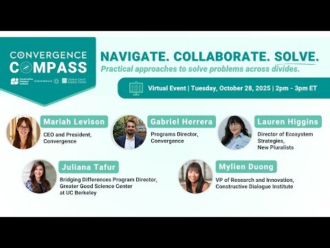 Convergence Compass: Navigate. Collaborate. Solve.