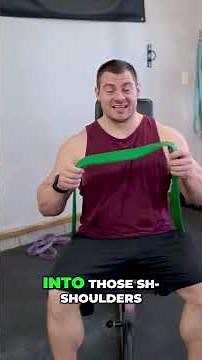 Seated Shoulder Workout: Maximize Delts & Stability! #shorts