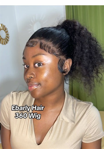 Effortless Ponytail with 360 Wig Installation