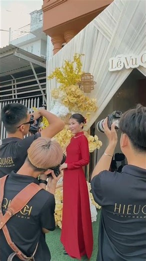 (HIEU QUACH Studio) Hậu trường chụp lễ gia tiên LAM & CHƯƠNG của ekip