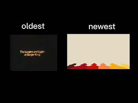 Burger king oldest VS newest commercial