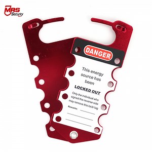 [Hot Item] Aluminum Material Lockout Hasp Padlock Lockout Tagout Hasp for Industry