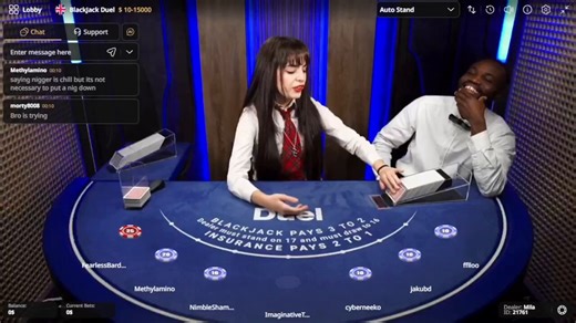 New online gambling meta is to hire Nons to sit alongside a foid in Armenia for her disparage while she deals online blackjack. Honestly this is probably the best development to happen to gambling in decades.