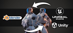 Blender to Unreal & Unity - Exporting rigged character