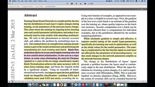 深度学习论文解读：Batch Normalization