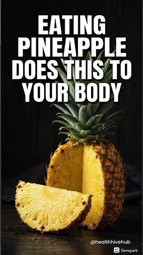 What Happens to Your Body When You Eat Pineapple Every Day? 🍍#healthtips #pineapple