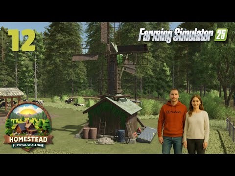 We Built a Mill...Upgrading the Homestead! (Apr-May Yr2) | FS25 Homestead Challenge EP 12