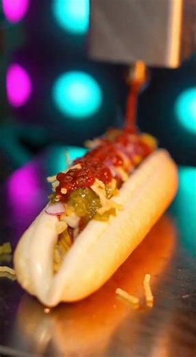 Making hot dogs on a 3D printer