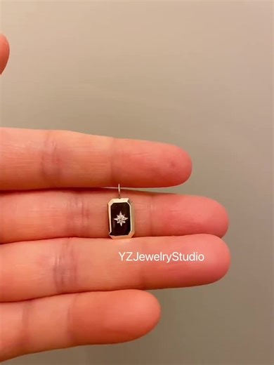 14k Solid Gold Rectangle Pendant Necklace/ Teardrop Pendant/ Rectangular Shaped Pendant/ Minimalist Jewelry Gift - Etsy Ireland