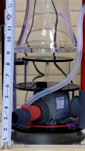 Tuning a skimmer giving you trouble? Check to make sure water height is correct for your skimmer! #fyp #brstv #reefing #reeftank #reefaquarium #allmymoneygoestocoral #proteinskimmer | Bulkreefsupply.com - Saltwater Aquarium Supplies