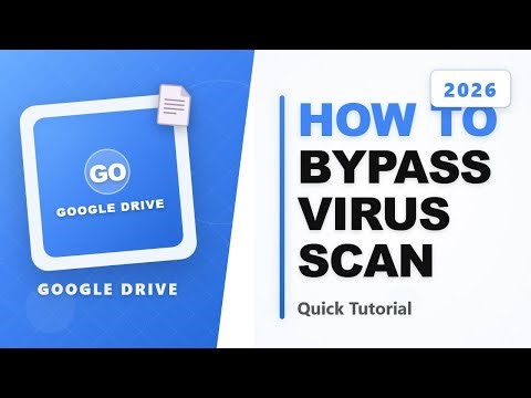 How To Download from Google Drive without Virus Scan