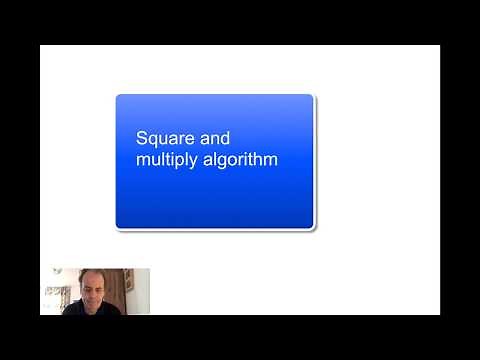 Square and Multiply Method