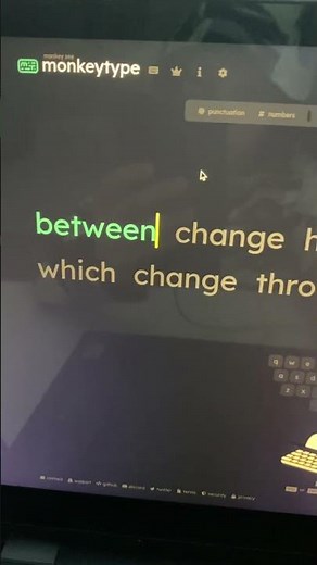 How to Customize Your MonkeyType! #monkeytype #custom #customize #typing #fyp #shorts