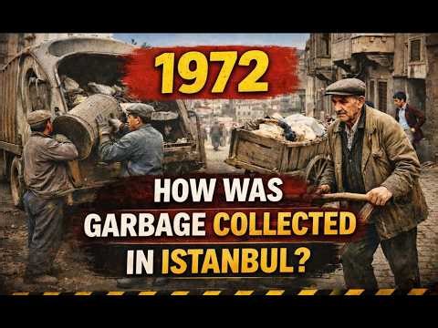 What was the garbage collection system like in Istanbul in 1972?