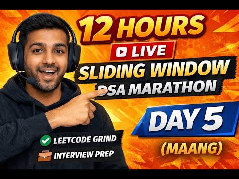 Two Pointers + Sliding Window DSA | Day 6 LeetCode Interview Marathon