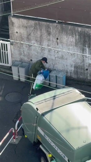 Garbage Collection in Japan with proper handling and proper segregation #japan#travel #cleanjapan