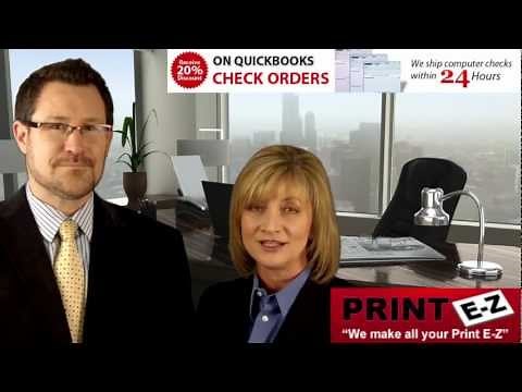 Business Checks, Computer Checks, QuickBooks Checks, Quicken Checks, | Print EZ NY