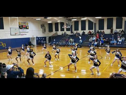 Olive Branch Middle School Cheer Halftime Performance 2022