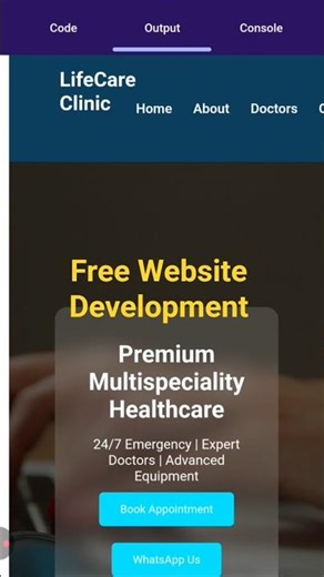 👉Create free website 😱#shorts