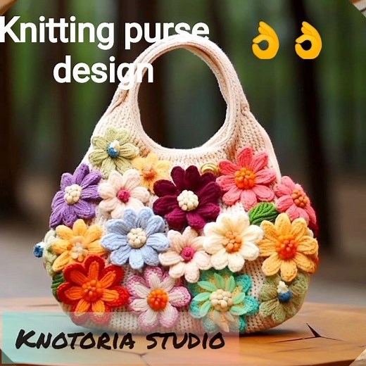 DIY Knitting Purse Designs | Crochet-Inspired Bags #shortsviral #crochet #trending