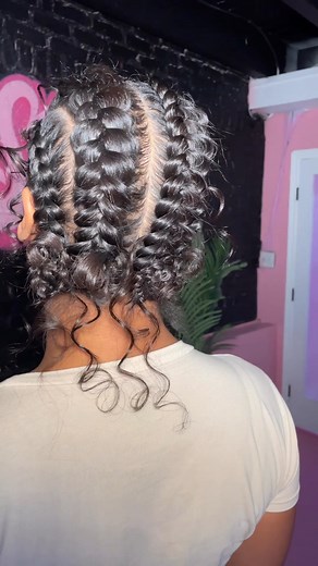 7.1K views · 153 reactions | Natural hair braiding style inspo This so cute癩 Get what you need to know of wig and hair殺 . Stay tuned for more DM for wig link ------------------------------ Wig experts and hair factory owners懶 #hairstyle #braidingstyle #butterflybraid | Wig Tutorials | Facebook