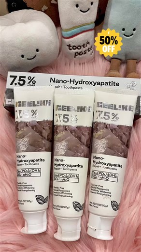 🌿Ceelike Nano-Hydroxyapatite Whitening Strengthening Toothpaste #ceelike #ceelikenanohydroxyapatite #toothpaste #hydroxyapatitetoothpaste #nanohydroxyapatite #hydroxyapatite #oralcare #oralhealth #teethstrengthening#tiktokshop #tiktokshopblackfriday #tiktokshoppingpaydaysale #tiktokshopcybermonday #blackfriday #tiktokmakemebuyit