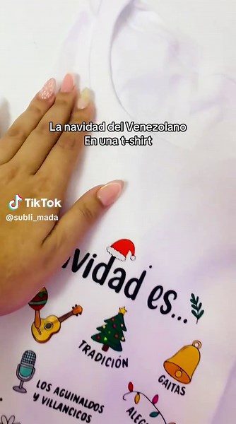 Camiseta Personalizada Edición Venezuela para Navidad