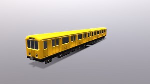 Lowpoly Berlin U-bahn - Download Free 3D model by n-malmberg