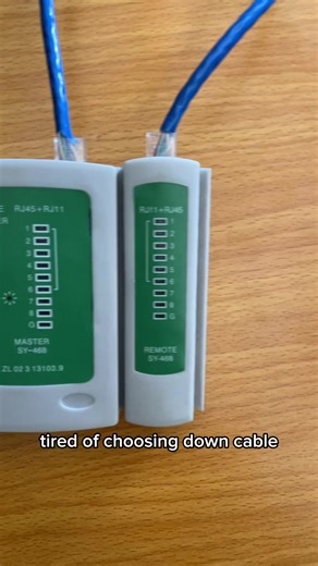 SY-468 Network & Telephone Cable Tester | RJ45 RJ11 LAN Line Tester with Master & Remote Units. #CableTester #NetworkTester #RJ45 #RJ11 #ITPro