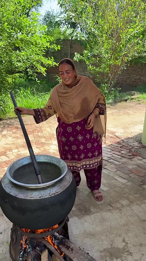 Village Women Making Daigh: Traditional Daigh Cooking in Village Life