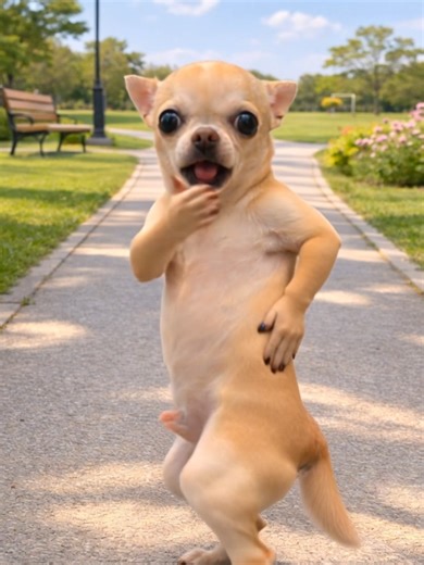 나 좀 귀여운듯? #ai #dog #cute #funny #dance #challange | dog dancing