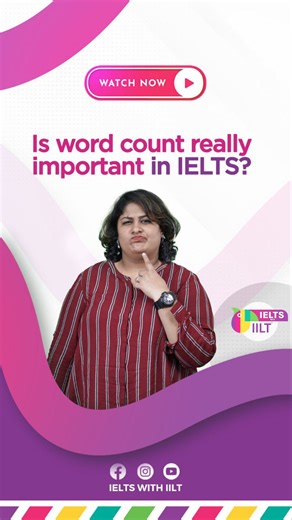 Is word count really important in IELTS writing... Connect with us: WhatsApp: +91 9778 69 7061 . . . . . . . . #ieltsexam #ieltspreparation #ieltsvocabulary #ieltswriting #ieltsspeaking #ieltslistening #IILT #iiltfamily | IILT | Facebook