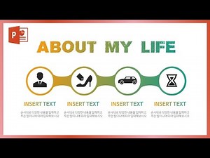 A well-made portfolio PPT design that's obvious at first glance! Powerpoint design!
