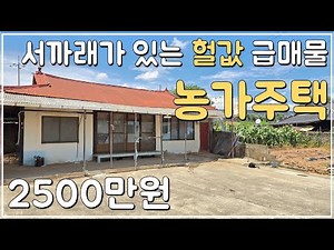 (2000만원으로 조율)대지 118평 2000만원대 헐값 급매물 농가주택 매매 정읍시 시골주택 시골집 촌집 급매 전북 정읍 부동산 매물