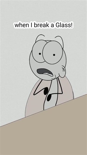 9.2K views · 288 reactions | When I break a glass  (best animation meme ) #animation #art #d #digitalart #cartoon #anime #illustration #danimation #design #artist #drawing #graphicdesign #motiongraphics #artwork #blender #animationart #cinema #film #characterdesign #disney #aftereffects #motiondesign #dart #animated #sketch #video #photoshop #artistsoninstagram #render #vfx | Avenue Animations | Facebook