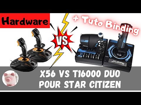 Logitech X56 Hotas vs Thrustmaster T16000 Duo + Elgato StreamDeck pour Star Citizen
