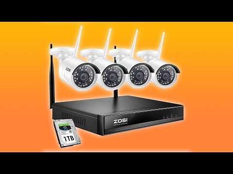 Zosi Wireless NVR Security Camera System 1080P IP Camera System