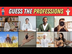 Guess the Professions | 3 Seconds Job Quiz | 50 Professions for Kids