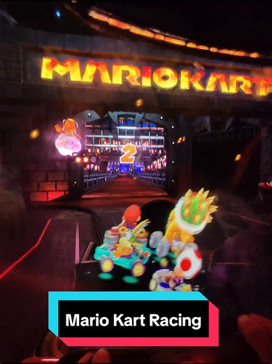 Mario Kart Racing in Epic Universe Orlando