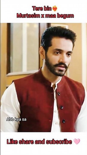 Tere Bin 💞🔥| Murtasim x Meerab Ep- 08 ❤😍 Khamosh Pal!🙁#shorts​ #feedshorts​ #terebin