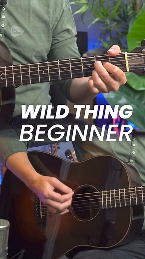 3 levels of Wild Thing by The Troggs: open chords, barre chords and triads! | Andy Guitar