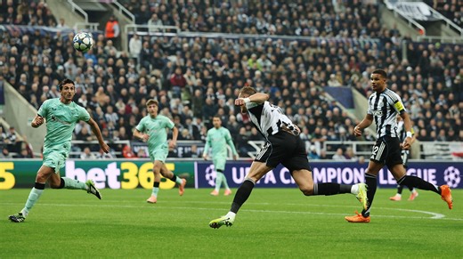 Bend it like Burn sees the great man describe his stunning header like this…