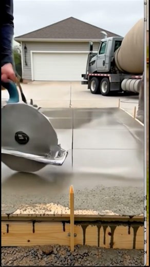 Cracked Driveway Transformed Into Seamless Polished Concrete Entry | Full Timelapse