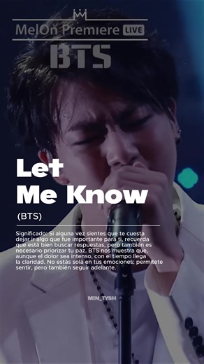 BTS 'Let Me Know' - Discover the Meaning Behind the Lyrics