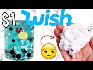 $1 WISH SLIME REVIEW! Is It Worth It?!