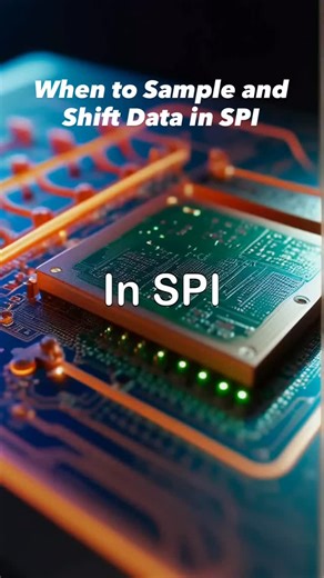 Embedded Tutorials on Instagram: "When to Sample and Shift Data in SPI Learn how SPI timing works, when data is sampled versus shifted, and why CPHA mismatches cause bit errors. #spi #embedded #embeddedsystems #microcontroller #electronics #firmware #iot #automotive #ev #hardware"