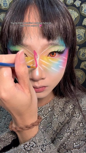 Ａｒｔｉｓｔｂｏｉ.( s̶o̶ i̶ h̶o̶p̶e̶ ) on Instagram: "Rainbow face paint makeup look tutorial ❤️ @colourpopcosmetics @beautybay @madebymitchell"