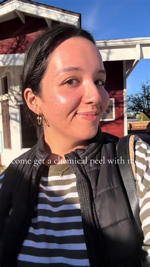 Enzyme, dermaplane, AND chemical peel!!!! thankful my skin tolerates all of this so well!!! will keep you updated on if I peel like a lizard 🤪 #fyp #chemicalpeel #wellness #ditl
