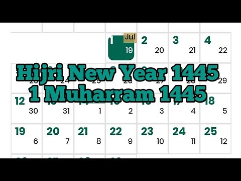 Hijri Calendar/Islamic Calendar
