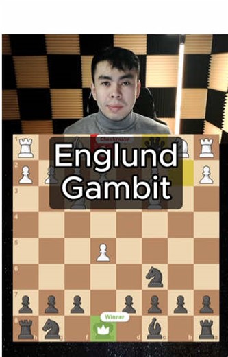 Englund Gambit #chesstrick #chessgambit #englundgambit | Chess Gambit